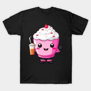 kawaii Ice cream  T-Shirt cute Candy food T-Shirt